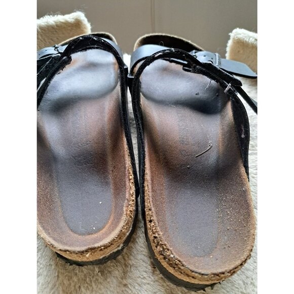 Birkenstock Arizona 2 Strap Slide Sandals Black Size 41 (10-10.5) - Picture 6 of 14